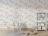 Woodland mushrooms and flowers

