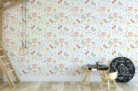 Playful mushroom nature wallpaper

