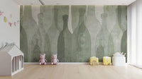 Neutral shade abstract wall mural
