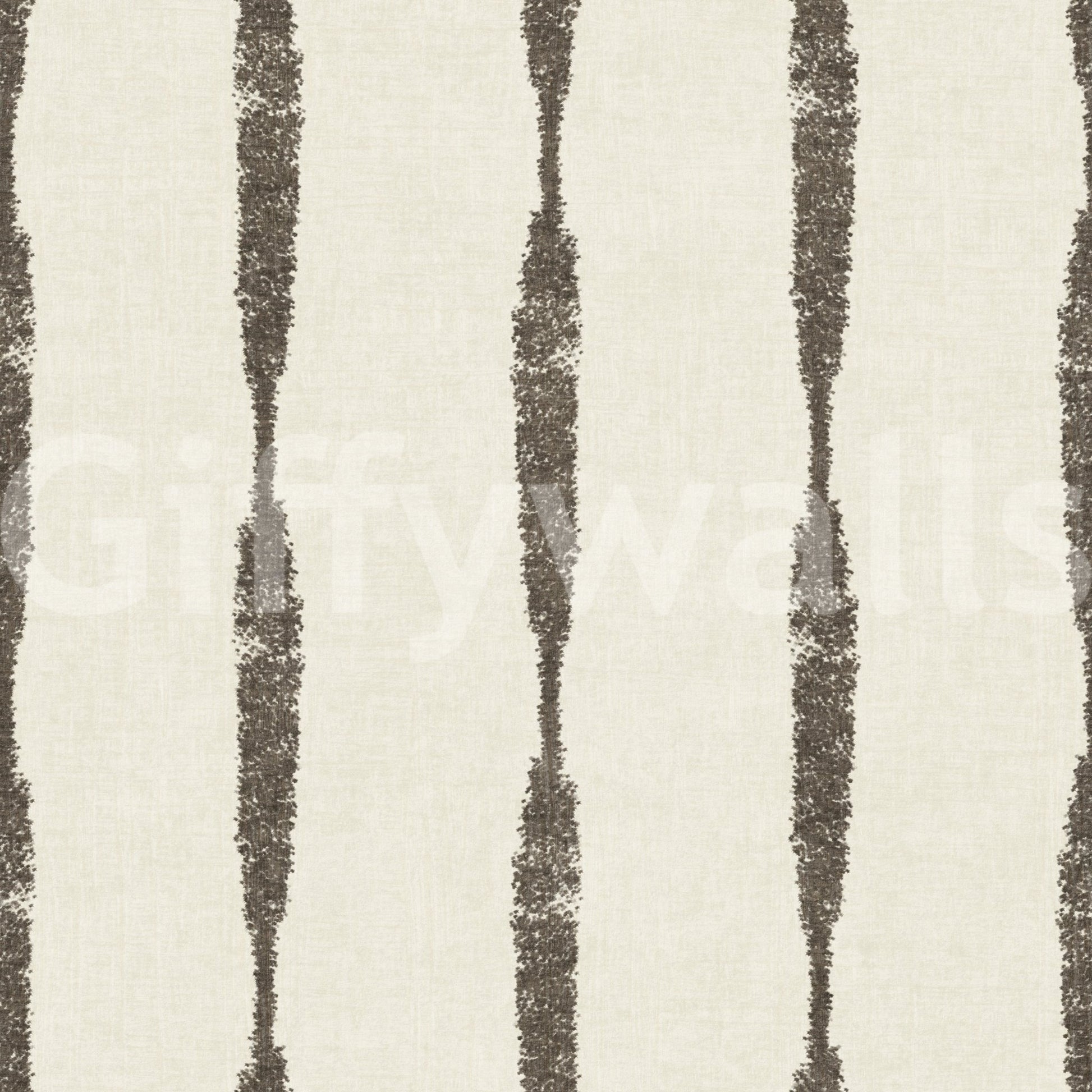 Two warm-neutral tones layer quietly on Muted Green Distressed Stripe Cream wallpaper.⁠GD9607