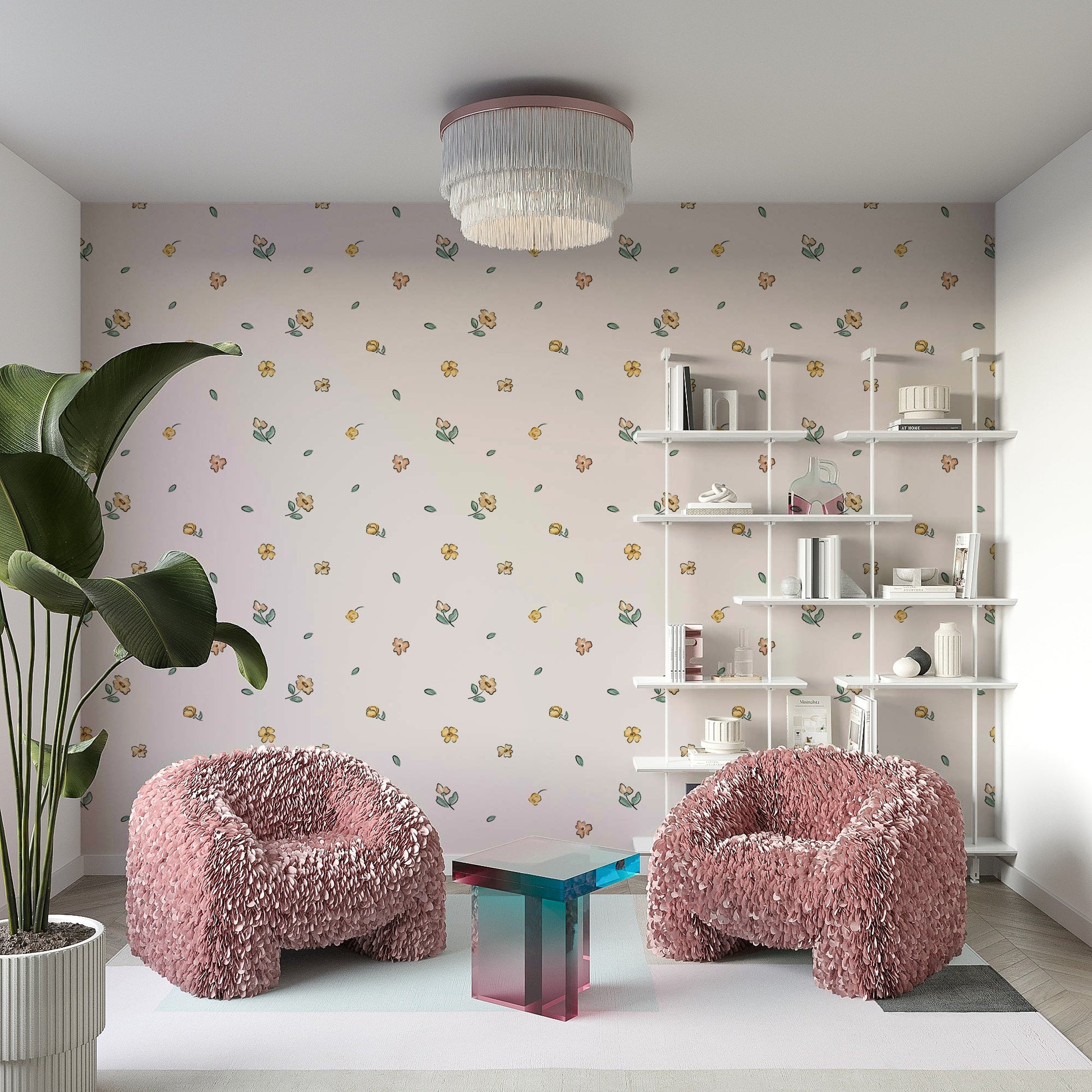 Subtle meadow design for peaceful interiors, GD913