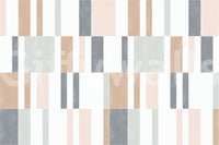 Elegant and sophisticated pastel tiles wall mural.

