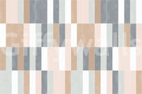 Elegant and modern muted pastel tile mural for walls.


