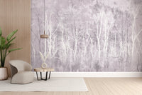 Soft Neutral Tree Wallpaper for Walls
