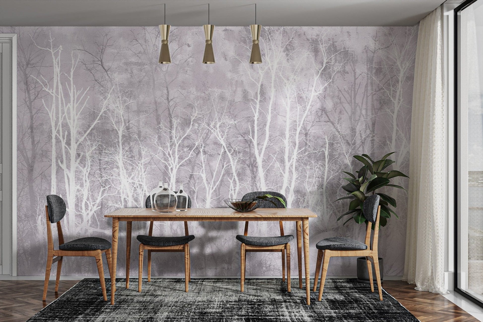 Nature Inspired Tree Wallpaper Mural
