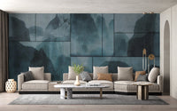 Soft Hazy Mountain View Wall Mural
