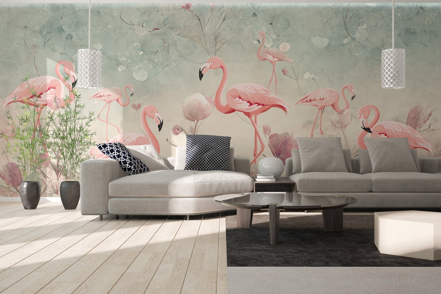 Exotic Flamingo Grove Wall Decor C191
