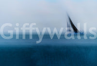 A high-quality serene ocean wall mural for walls.