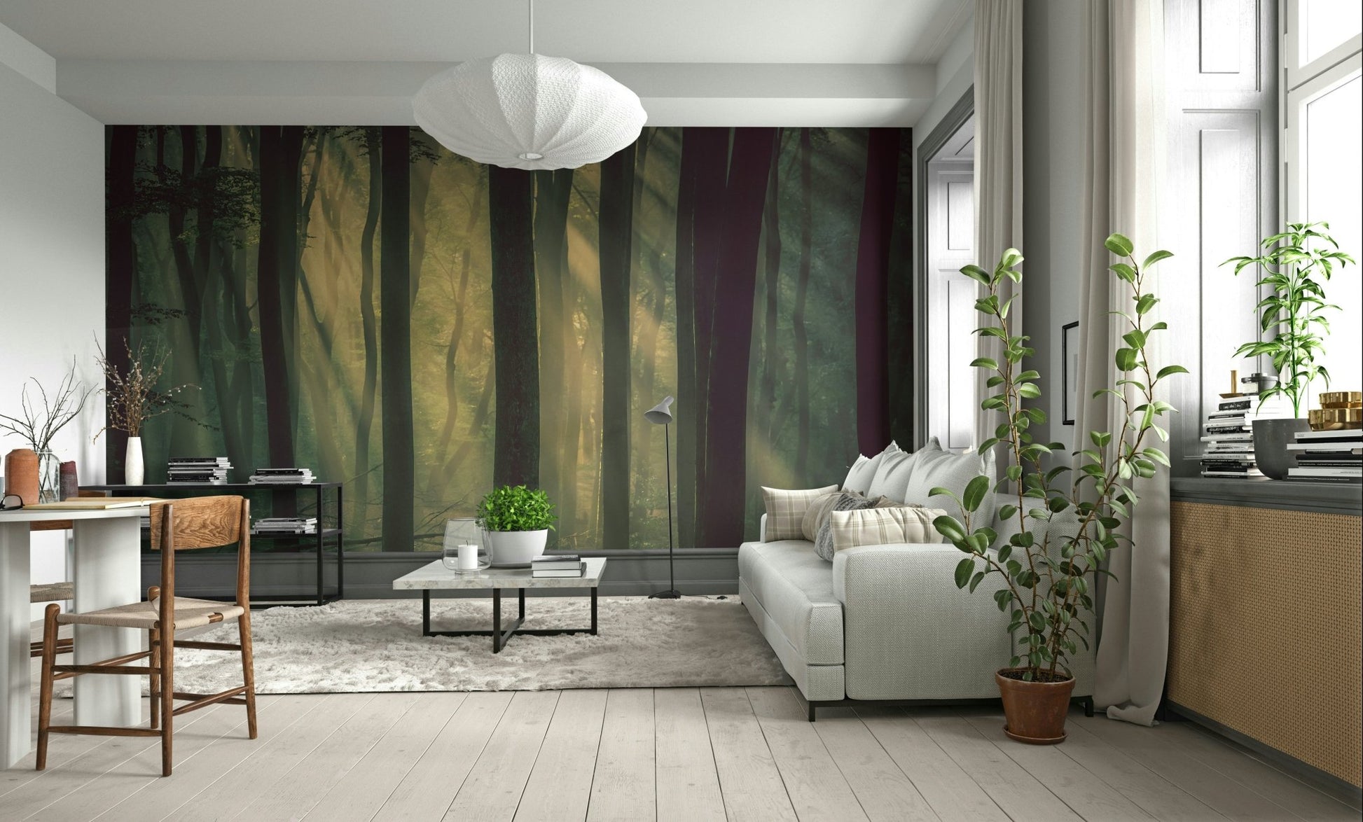 The colors are soft, muted tones of blue, purple, green, and gold. GD3674

