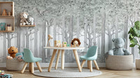 Mystical Fauna Wall Mural - Giffywalls, C322