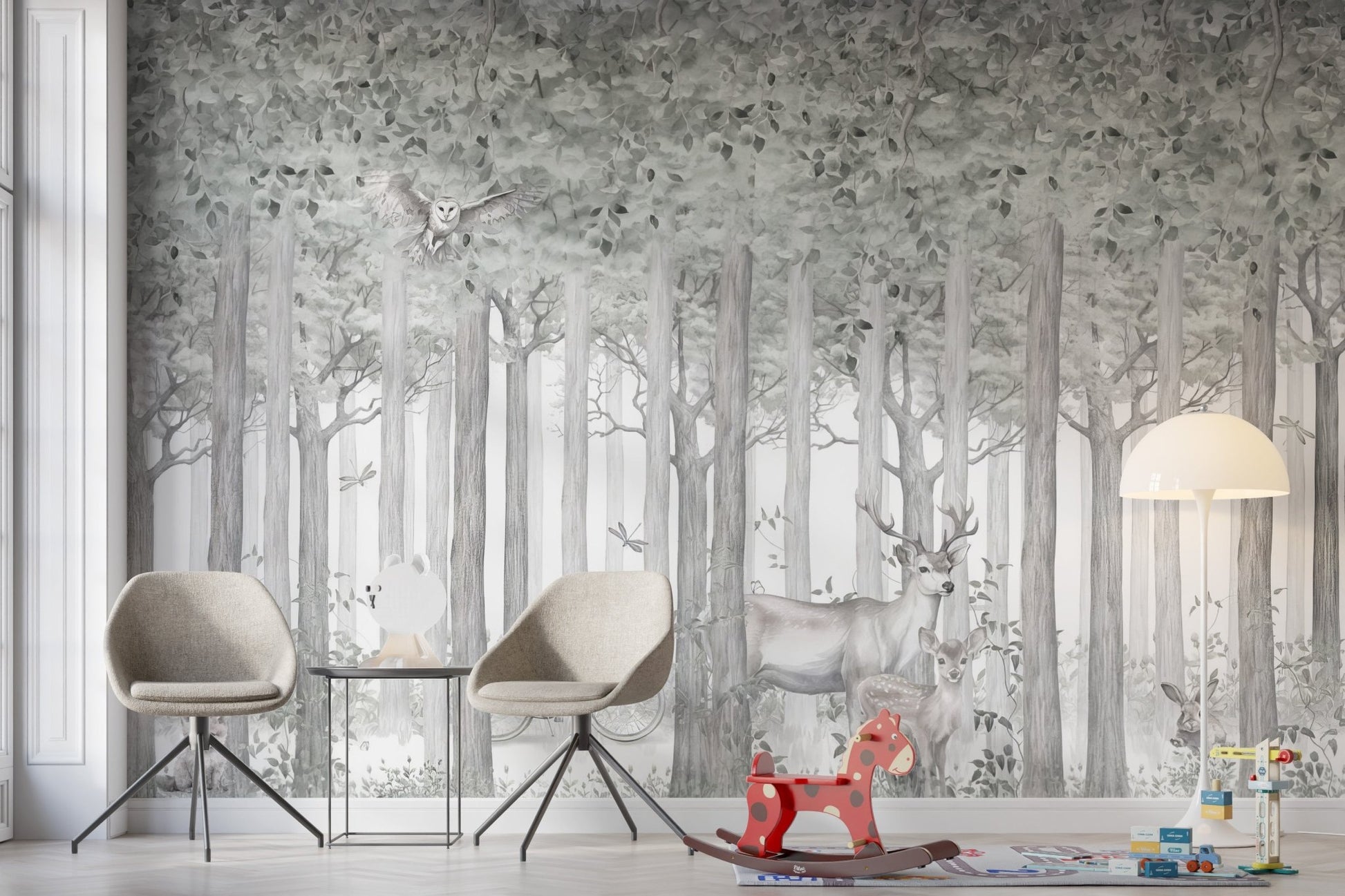 Mystical Fauna Wall Mural - Giffywalls, C322