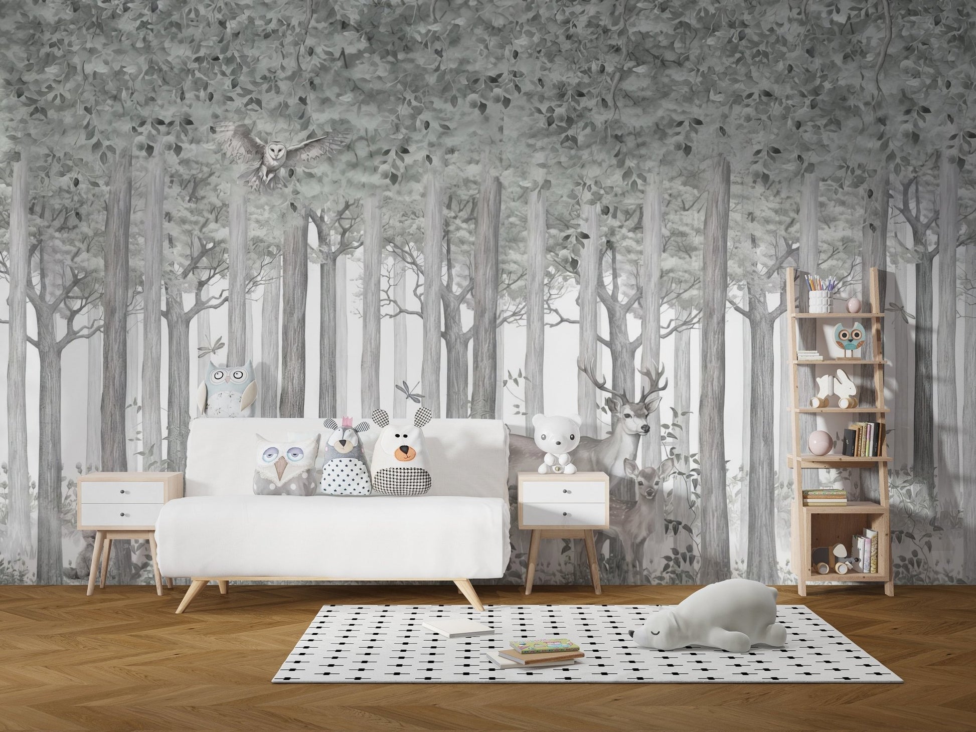 Mystical Fauna Wall Mural - Giffywalls, C322