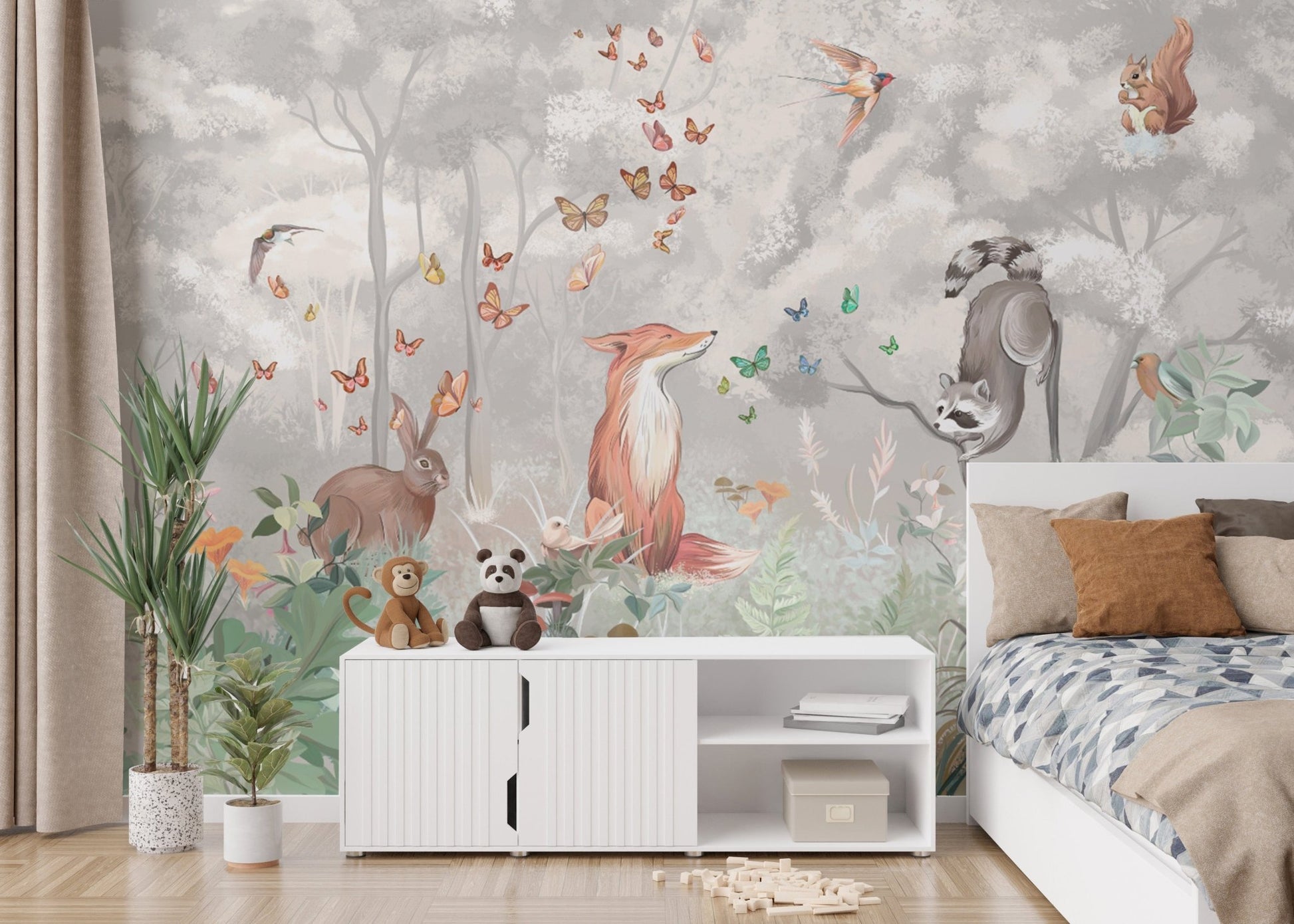 Fairy Tale Forest Animal Wall Decor

