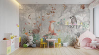 Playful Woodland Creatures Wall Art
