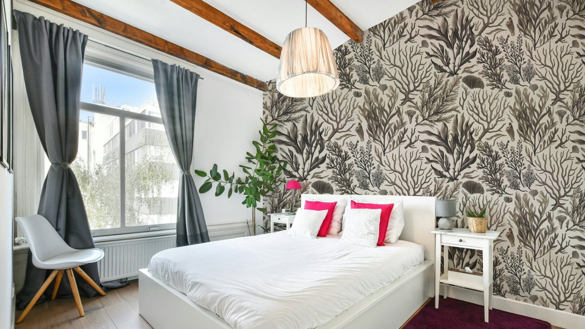 Mystical Ocean Underwater Foliage Garden Wallpaper, GD2611