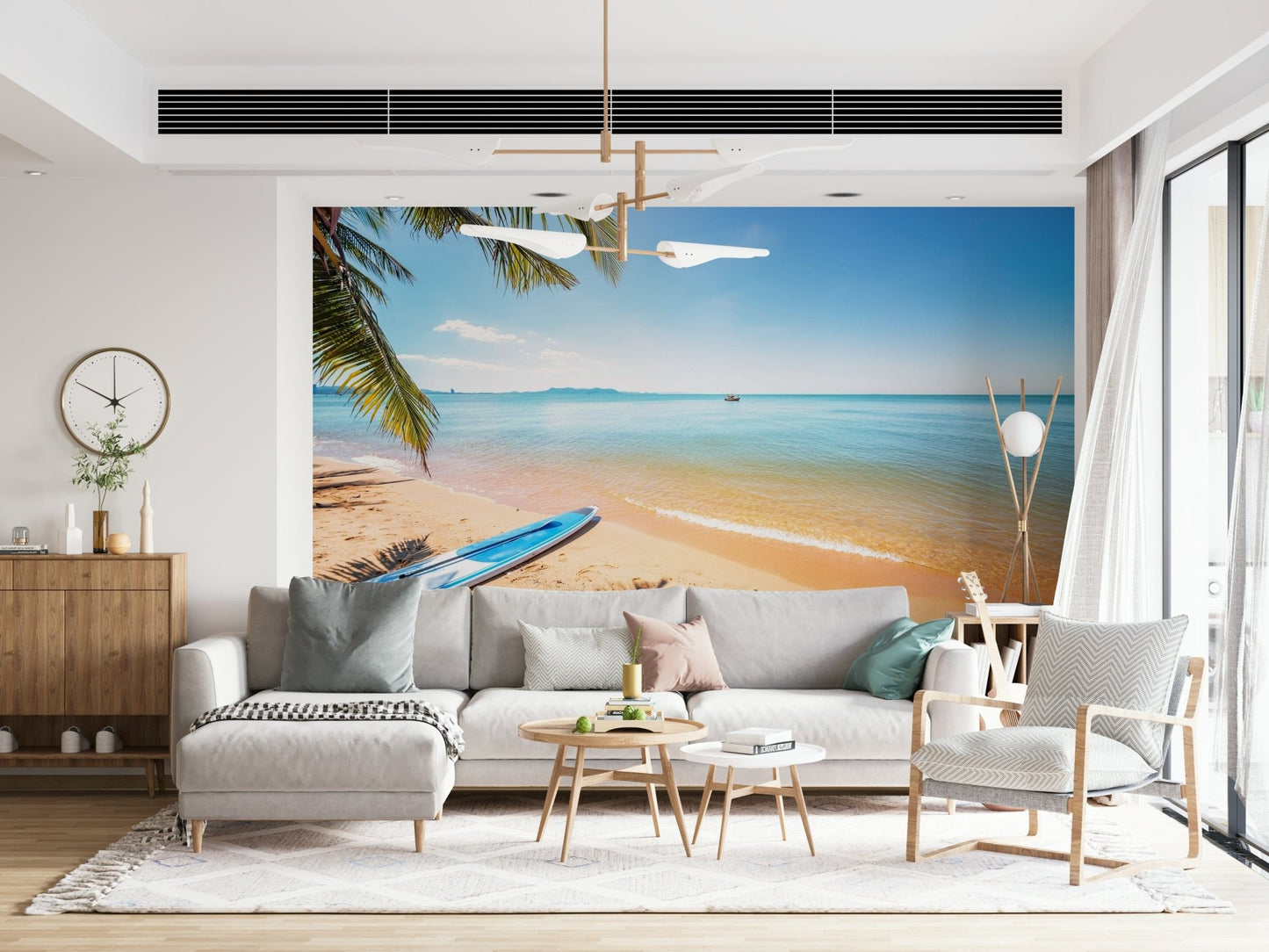 Ghent's Twilight Glow Wall Mural for elegant dining area backdrops