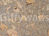 Swirling stone-like grain across Natural Cork Background Wall Mural in warm neutrals