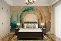 Interior space with Natural Dream Portal wallpaper

