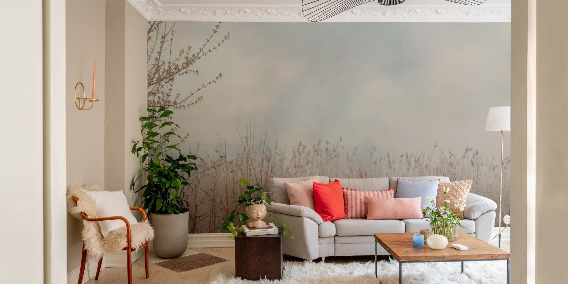 Organic charm in wallpaper murals A822