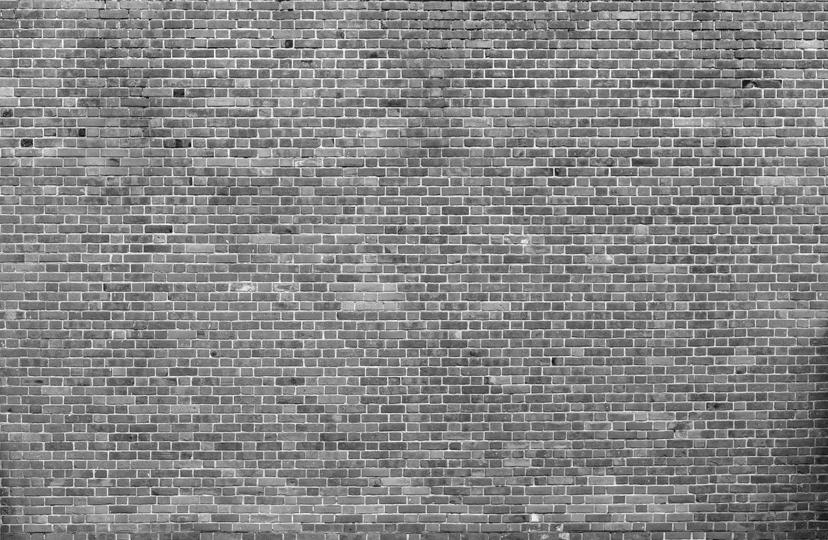 Grey Brick Wallpaper Mural