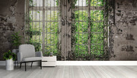 Rustic retro wallpaper with vines B728

