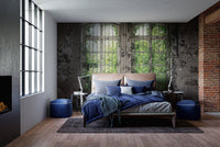 Botanical retro wallpaper aged charm B728
