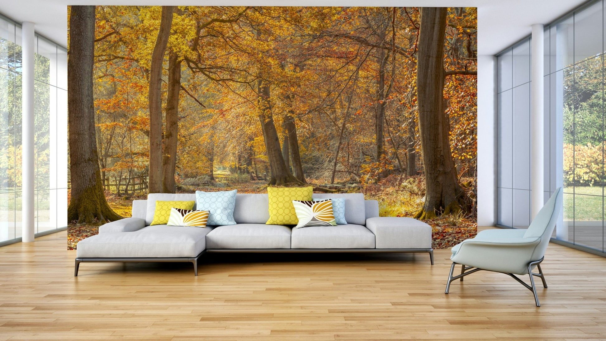 Nature-inspired wallpaper that brings a serene touch to any room

