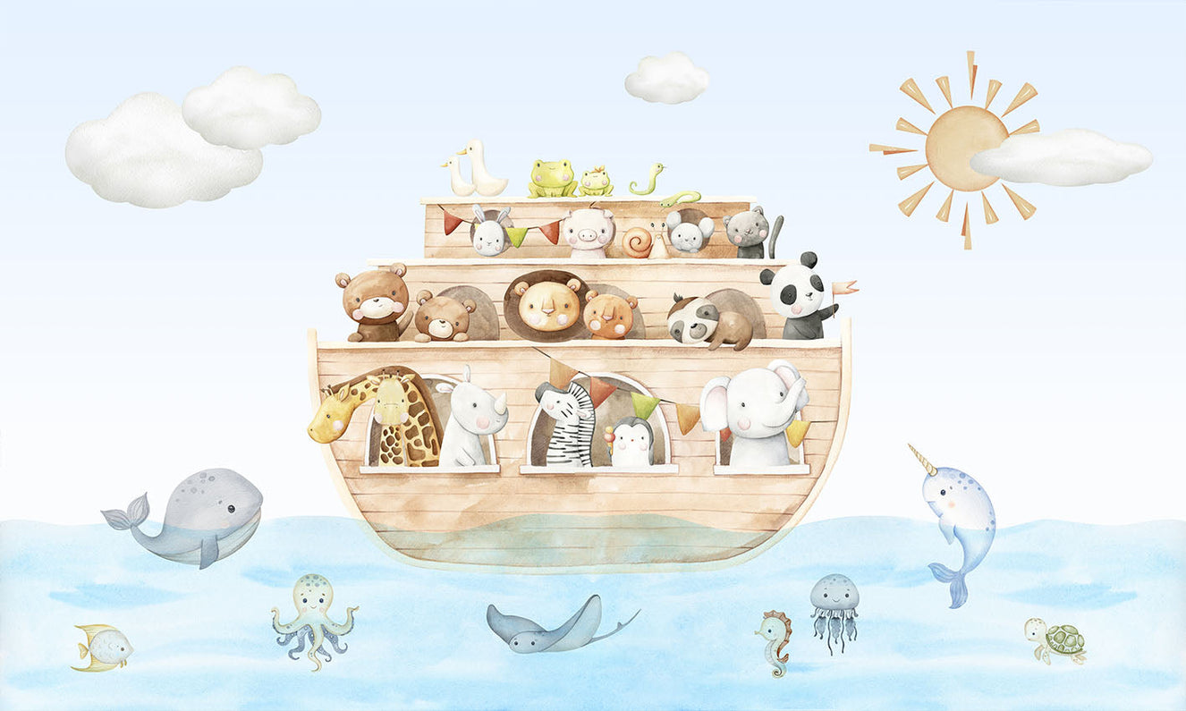 Seascape Sprites & Scales Mural