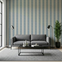 A serene subtle pattern wall mural for coastal decor.