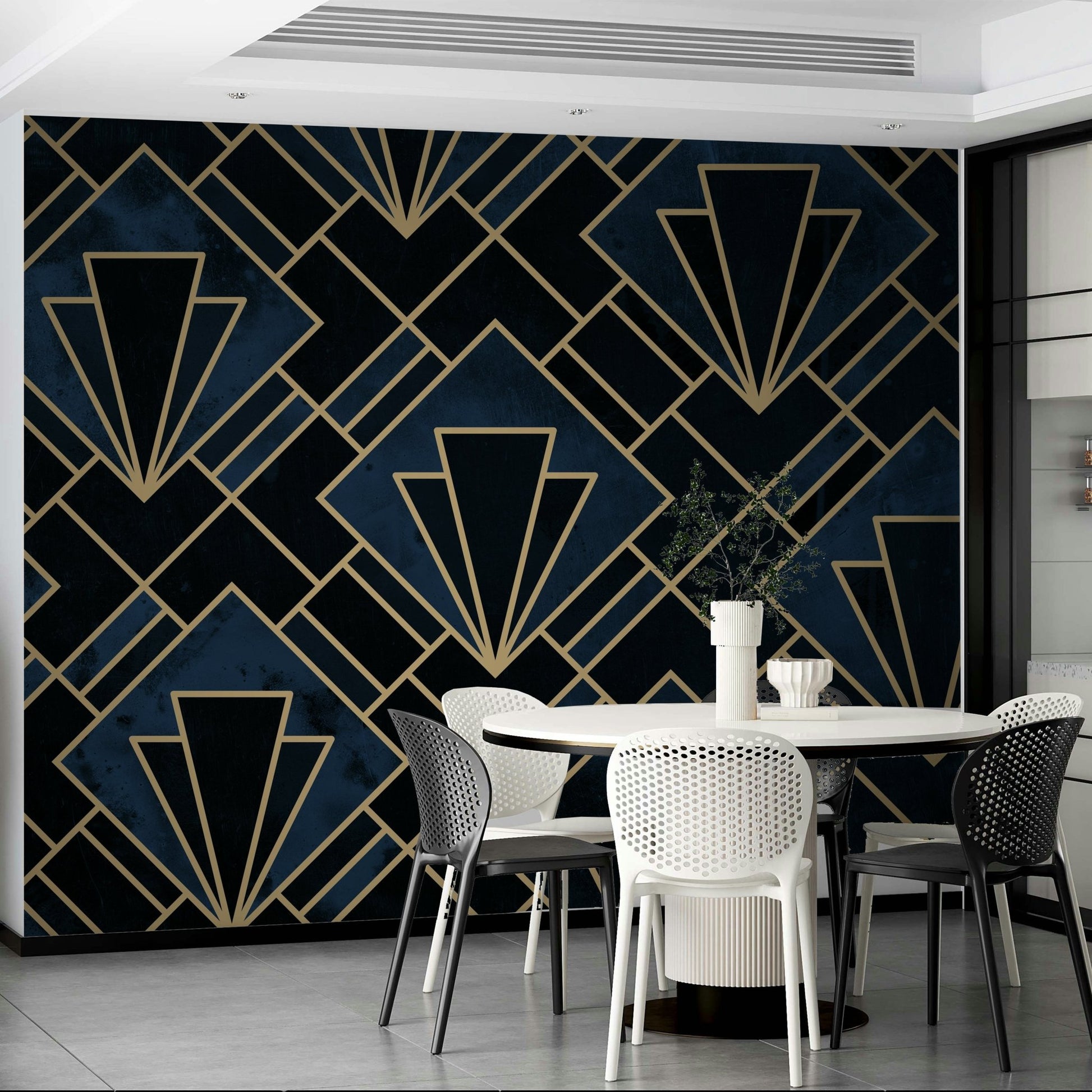Luxury Art Deco wallpaper design
