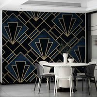 Luxury Art Deco wallpaper design
