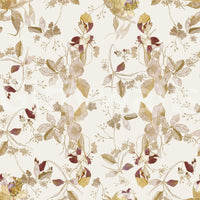 Graceful bloom pattern runs through Navy Heritage Floral Trail Wallpaper