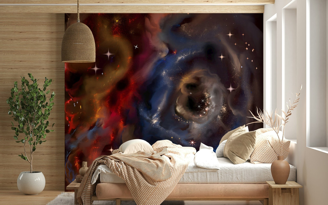 Nebulae Cascade Wall Mural