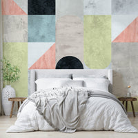 Neo modern shapes wall design


