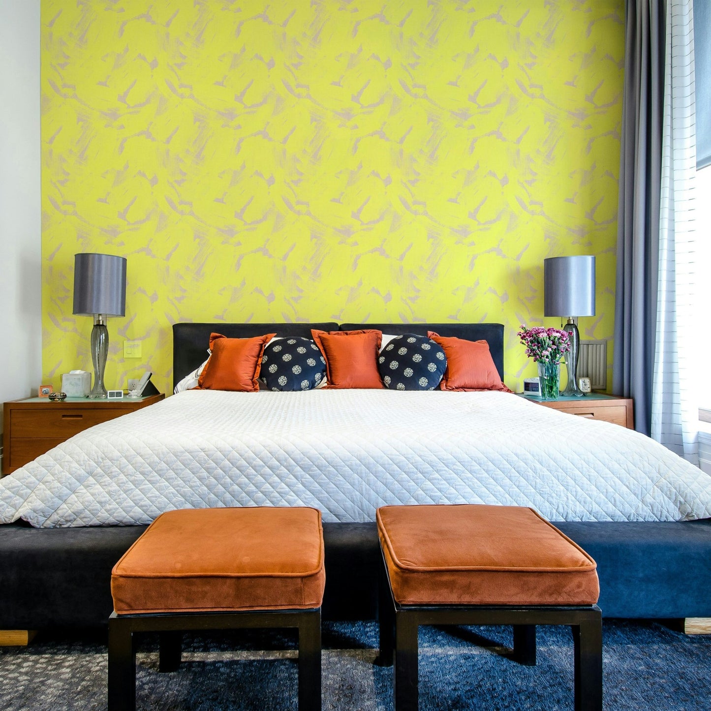 Vibrant abstract wallpaper for walls

