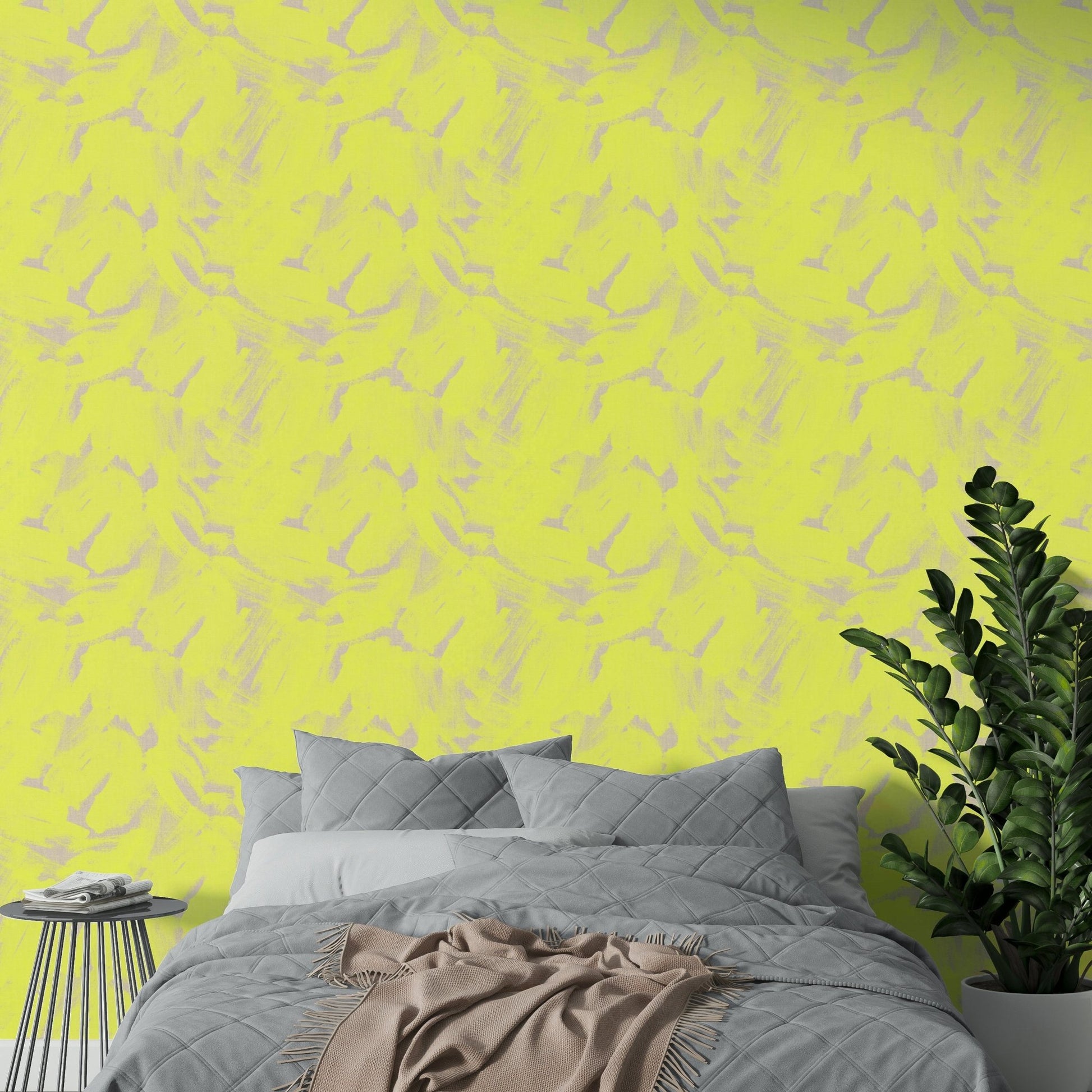Statement wallpaper for creative spaces

