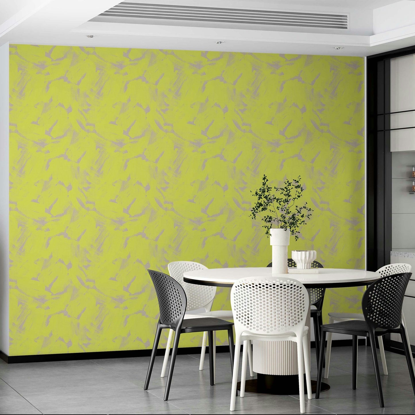 Urban style wallpaper with bright tones


