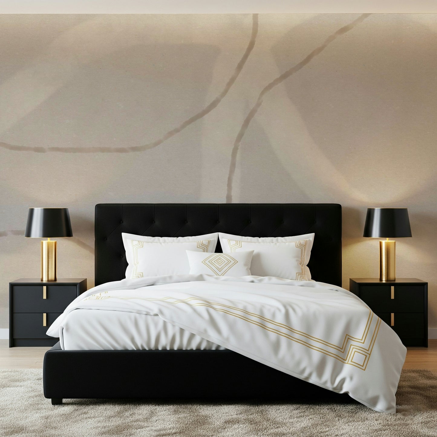 A classic abstract design wallpaper for walls.