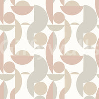 Neutral Geo Chic geometric wallpaper for walls subtle style.