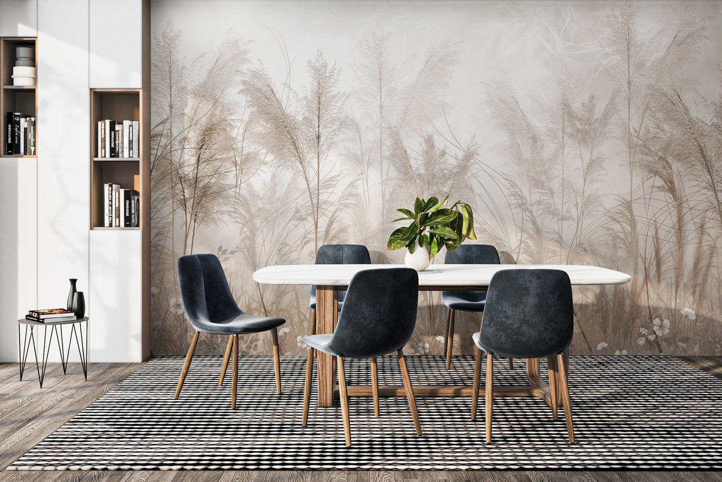 Neutral Nature Botanical Wall Covering
