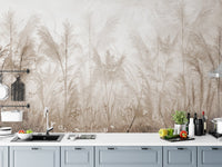 Botanical Grassland Wall Mural
