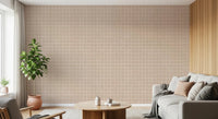 Scandi style neutral grid wallpaper for interiors, GD8458