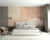 Cloudy misty shape wallpaper art

