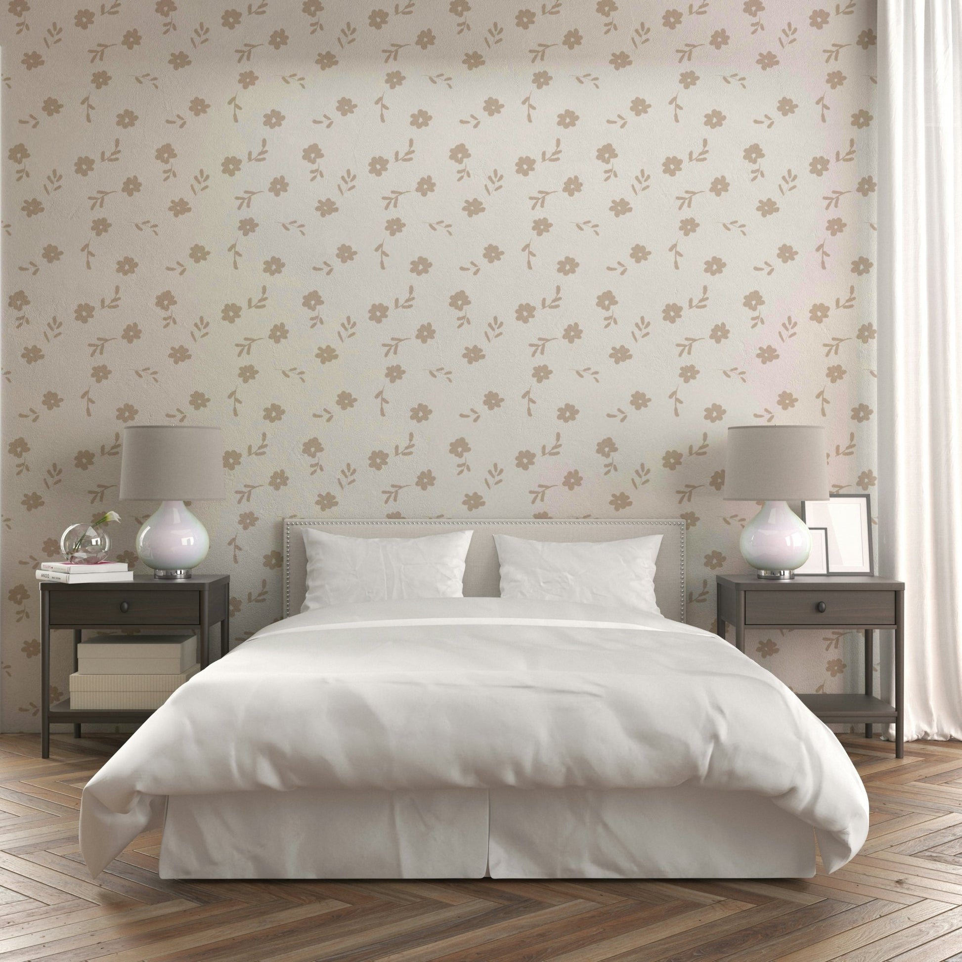 Neutral Petals Wallpaper⁠