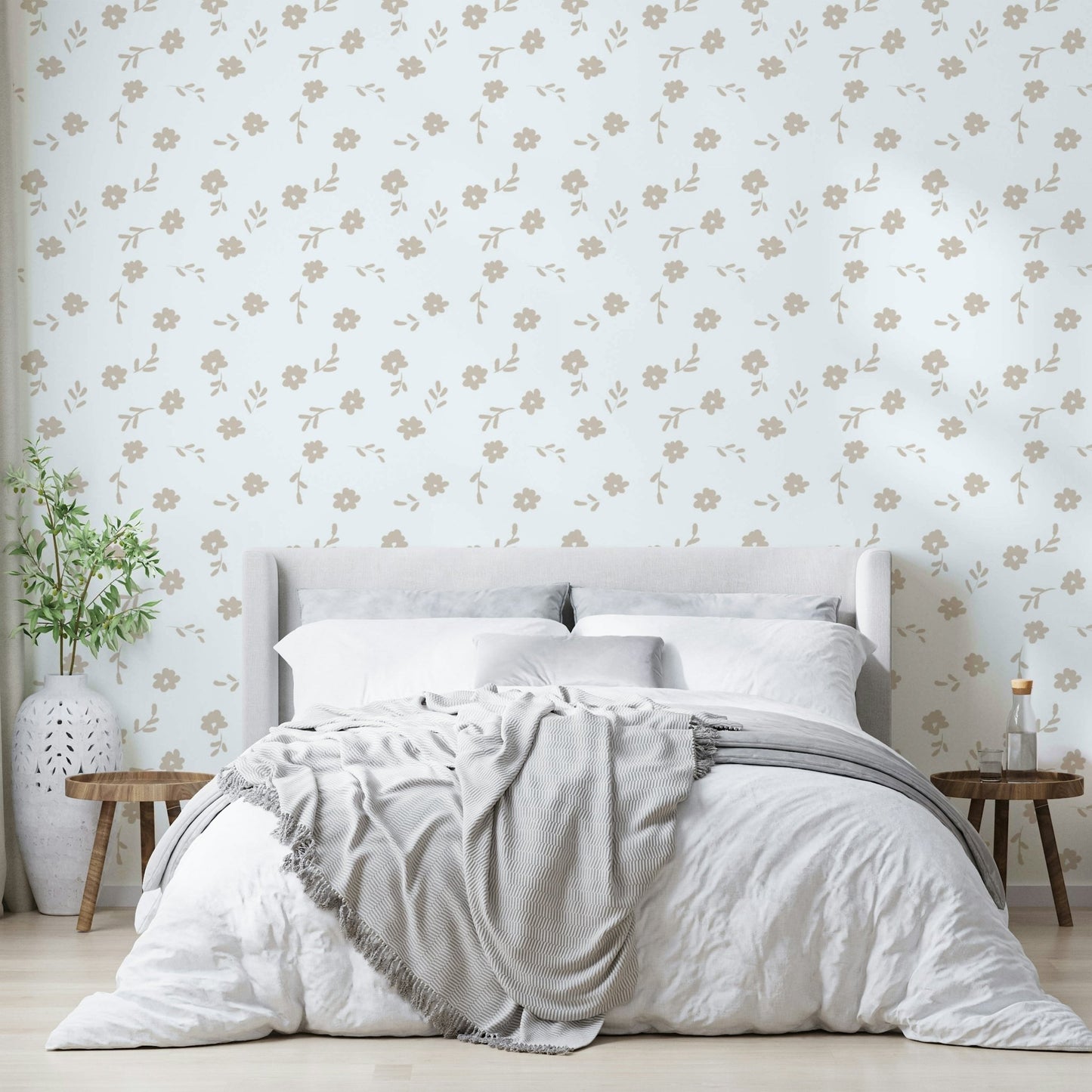 Neutral Petals Wallpaper⁠