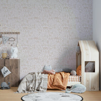 Gentle color palette animal wallpaper for walls

