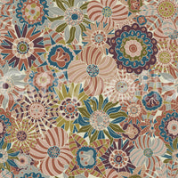 Unique floral wallpaper with a creative twist.

