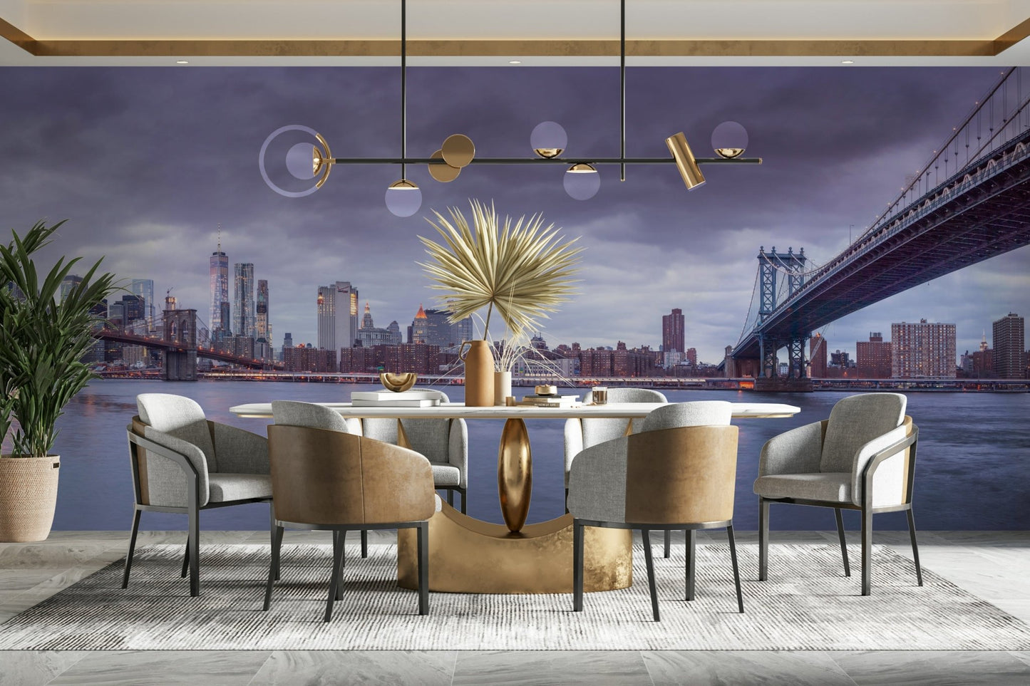 The design feels romantic and peaceful.

