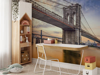 brooklyn bridge wallpaper mural B150