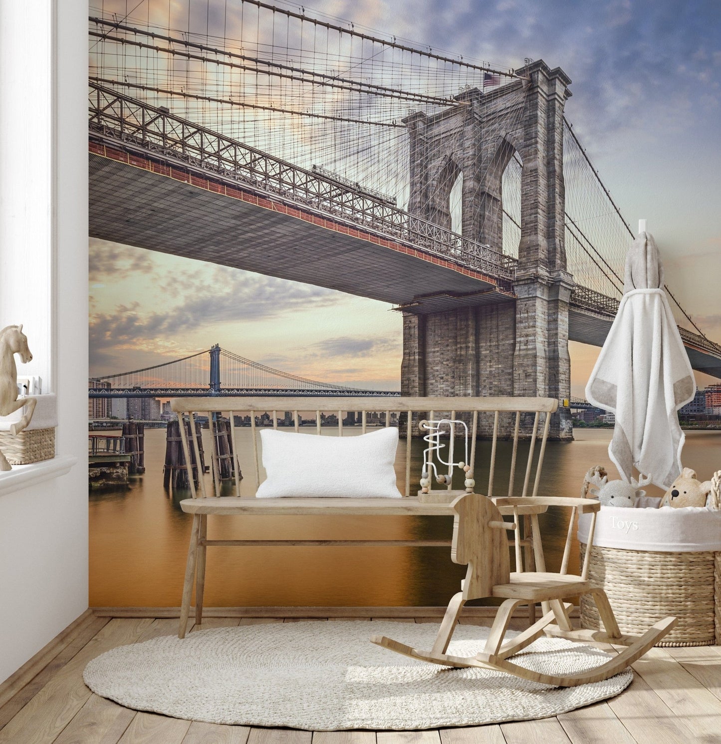 Brooklyn Bridge New York City Wallpaper Murals - Giffywalls B150